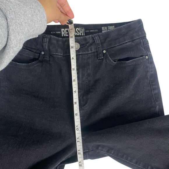 Rewash Jeans Womens Size 7 Stretch Low Rise Flared Raw Hem 531 - Picture 5 of 9